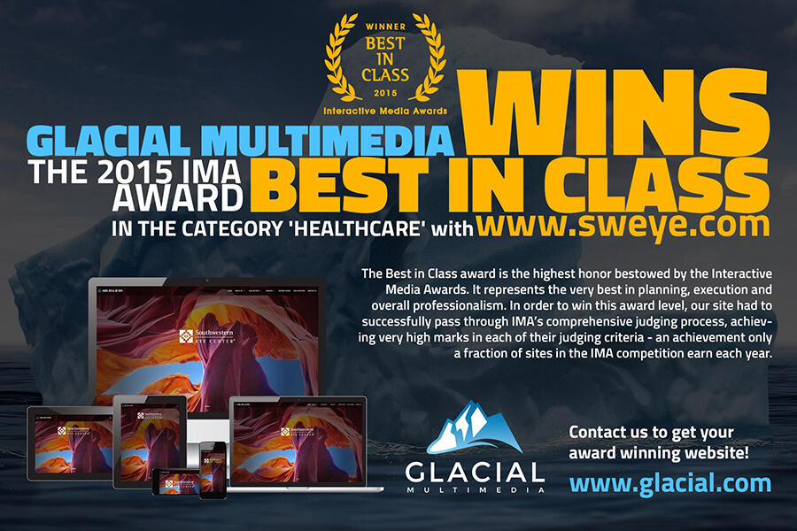 Glacial Multimedia Wins Best in Class, 2015 IMA Award