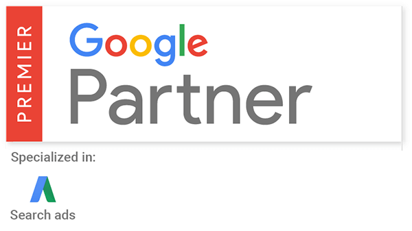 Premier Google Partner - Specialized in Search ads