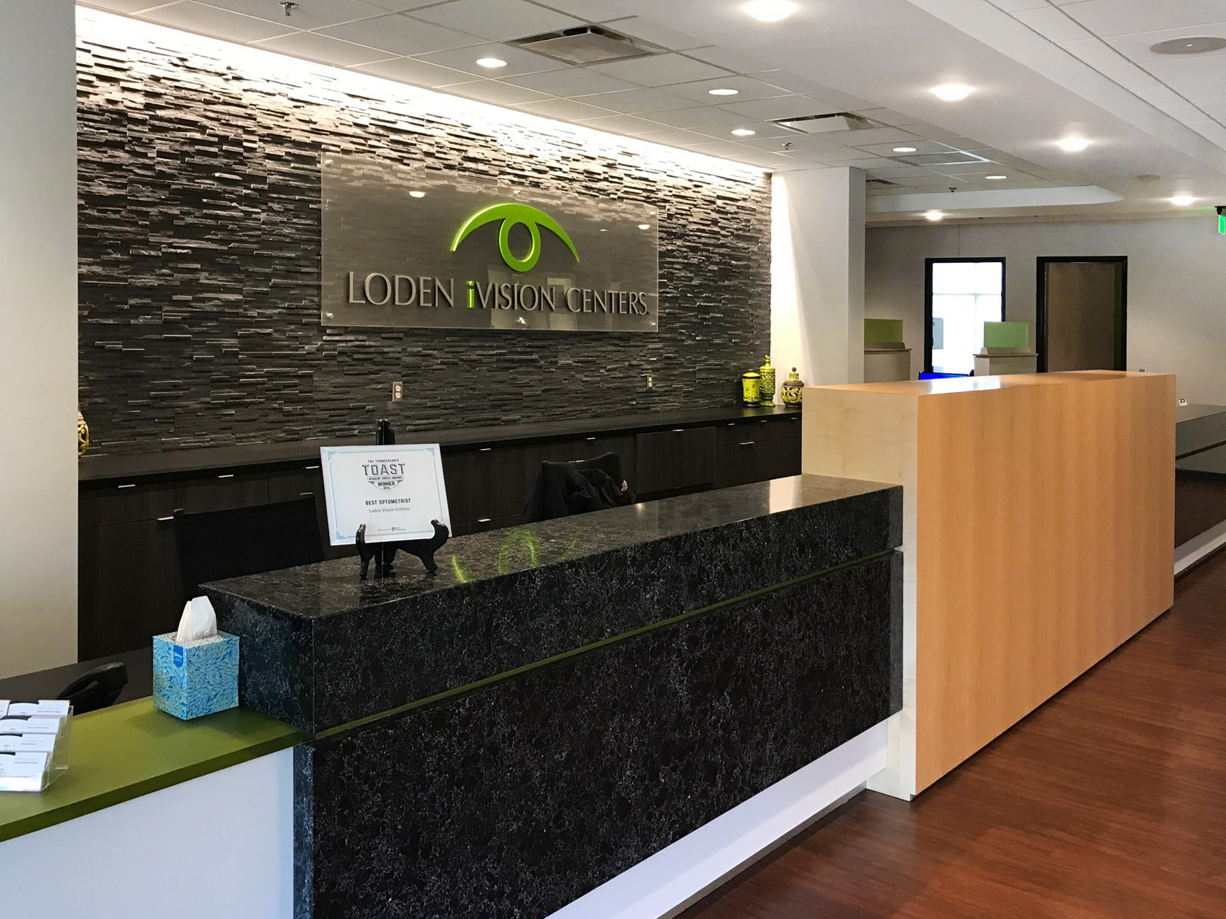 Picture of office inside Loden Vision Centers