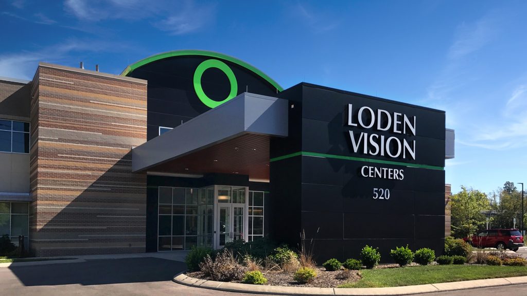 Outside of Loden Vision Eye Care Center in Nashville, TN
