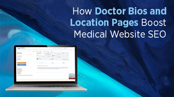 how bio and locations pages boost medical website seo