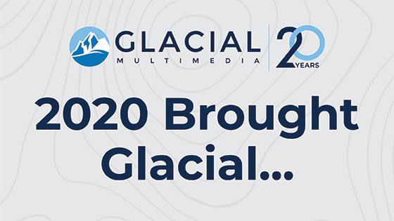 "2020 Brought Glacial..." graphic
