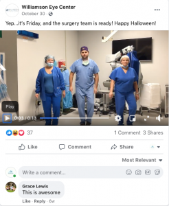 Surgery team dressed up for Halloween