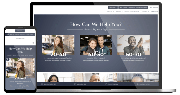 Ophthalmology Website Design