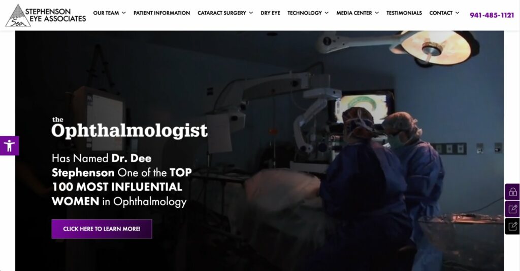 Award winning design, Stephenson Eye Center